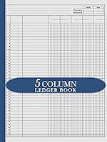 Algopix Similar Product 15 - 5 Column Ledger Book Five Columnar