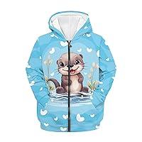 Algopix Similar Product 9 - Sprowallow Cute Otter Girls Fashion