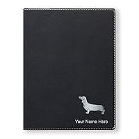 Algopix Similar Product 4 - Small Portfolio Notepad Dachshund Dog