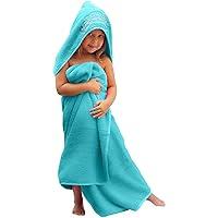 Algopix Similar Product 5 - Princess Baby Bath Towel Ice Blue