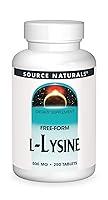 Algopix Similar Product 19 - Source Naturals LLysine 500 mg Free
