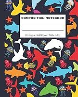 Algopix Similar Product 14 - Shark Composition Notebooks wide ruled