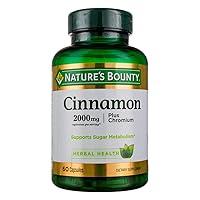 Algopix Similar Product 14 - Natures Bounty Cinnamon 2000mg Plus