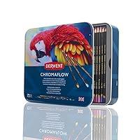 Algopix Similar Product 2 - Derwent Chromaflow Colored Pencils Tin