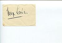 Algopix Similar Product 11 - Max Leeds Early British Actor Signed