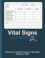 Algopix Similar Product 4 - Vital Signs Log Book Vital Signs