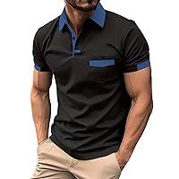 Algopix Similar Product 4 - Shirts for Men Summer Short Sleeve Polo
