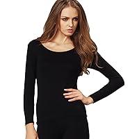 Algopix Similar Product 20 - Liang Rou Womens Scoop Neck Long