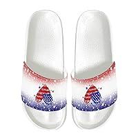 Algopix Similar Product 19 - Psesaysky American Hearts Slide Sandals