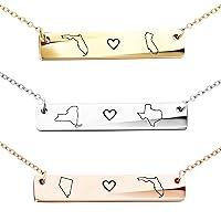 Algopix Similar Product 4 - Personalized Necklace Best Friend Gifts