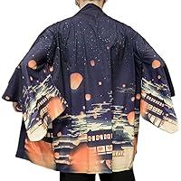 Algopix Similar Product 3 - Ambcol Mens Japanese Haori Jacket