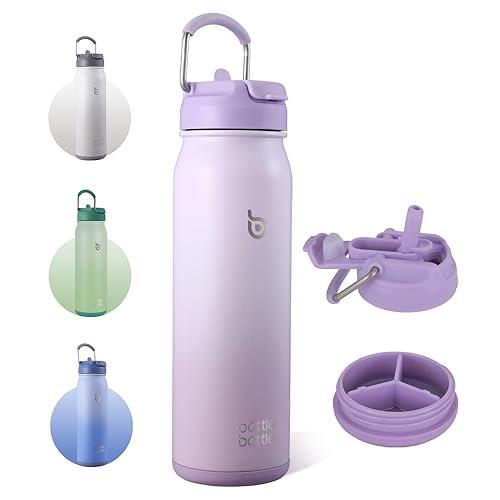 6 Pcs 14 oz Kids Water Bottle Insulated Stainless Steel Toddler Bright  Color