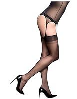 Algopix Similar Product 4 - Maison Close Womens Bas Voile Nylon 15