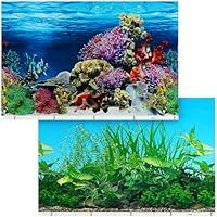 Algopix Similar Product 11 - POPETPOP Fish Tank Background  2 Sided