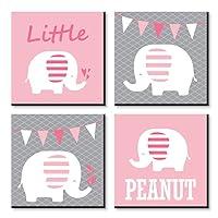 Algopix Similar Product 2 - Big Dot of Happiness Pink Baby Elephant