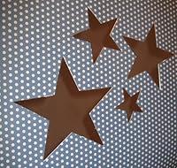 Algopix Similar Product 11 - Set of 4 Stars Shatterproof Acrylic