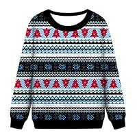 Algopix Similar Product 4 - WUAI Unisex Ugly Christmas Pullover