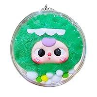 Algopix Similar Product 14 - Clear Doll Storage Pouch  Round Figure