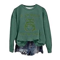 Algopix Similar Product 8 - joysale Sweatshirt Women If Im Moody