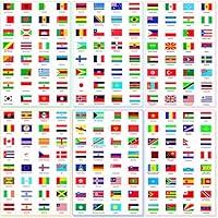 Algopix Similar Product 20 - Outus World Flag Stickers Different