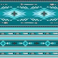 Algopix Similar Product 14 - Turquoise Southwest Blanket Stripe