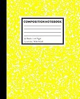 Algopix Similar Product 11 - Yellow Composition Notebook Yellow and