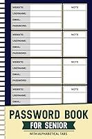 Algopix Similar Product 17 - Password Journal For Senior