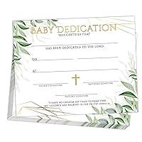 Algopix Similar Product 6 - 25 PCS Baby Dedication Certificates