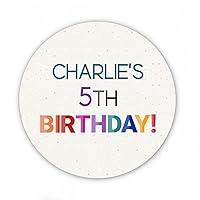 Algopix Similar Product 8 - Personalized Birthday Stickers with