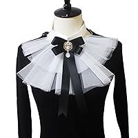 Algopix Similar Product 15 - Womens Colonial Jabot Necktie Victorian