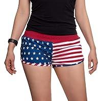 Algopix Similar Product 2 - Calhoun USA American Flag Womens