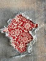 Algopix Similar Product 14 - Buncha Bloomin in RedPeek a Boo Jean