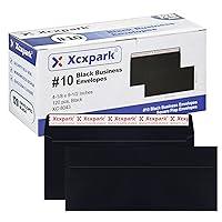 Algopix Similar Product 3 - Xxcxpark 120 PCS 10 Black Self Seal