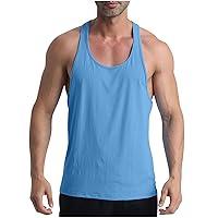 Algopix Similar Product 3 - Mens Tank Tops Cotton Workout Shirts