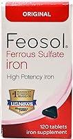 Algopix Similar Product 10 - Feosol Ferrous Sulfate Iron Tablets