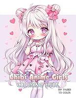 Algopix Similar Product 1 - Chibi Anime Girls Coloring Book More