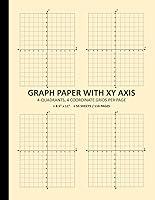 Algopix Similar Product 20 - Graph Paper with XY Axis 4 Coordinate