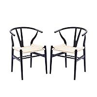 Algopix Similar Product 15 - XINNAN Wishbone Chair Weave Modern