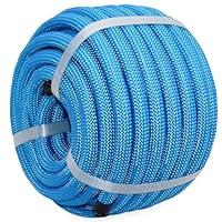 Algopix Similar Product 16 - BONSINY Blue Braided Polyester Rope 12