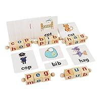 Algopix Similar Product 4 - Wooden Reading Blocks Spelling Games