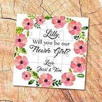 Algopix Similar Product 1 - Flower girl gift Will you be our Flower
