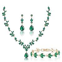 Algopix Similar Product 9 - Barktasia Bridal Wedding Jewelry Set