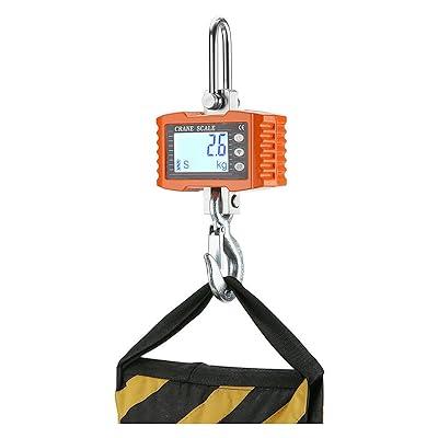 Digital Crane Scale: Heavy-duty, Portable, Lcd Backlight