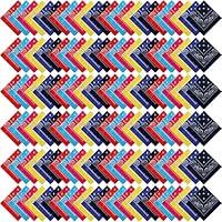 Algopix Similar Product 5 - 200 Pcs Bandanas Bulk Paisley Bandanas