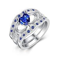 Algopix Similar Product 1 - Uloveido Female Blue Love Heart
