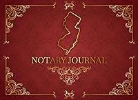 Algopix Similar Product 4 - Notary Journal New Jersey Official