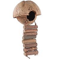 Algopix Similar Product 20 - Coconut Hut  Natural Nesting Hideout