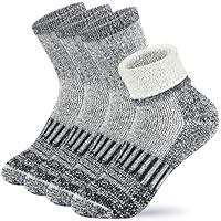 Algopix Similar Product 16 - Kids Wool Socks Boys Thick Thermal