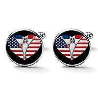 Algopix Similar Product 13 - Heart America Flag And Dominican