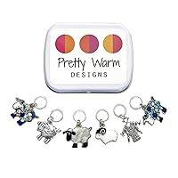 Algopix Similar Product 11 - Sheep Stitch Markers for Knitting with